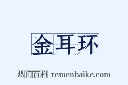 金耳环是什么意思的图片